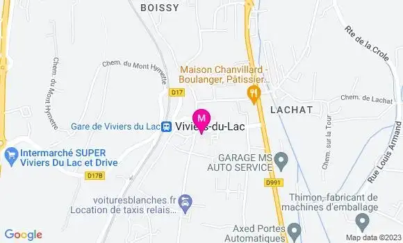 Localisation Intermarché Super et Drive