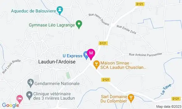 Localisation Station U