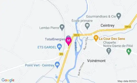 Localisation Garage Petitjean