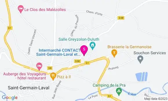 Localisation Intermarché Station