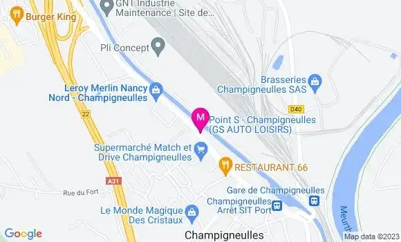 Localisation Supermarchés Match