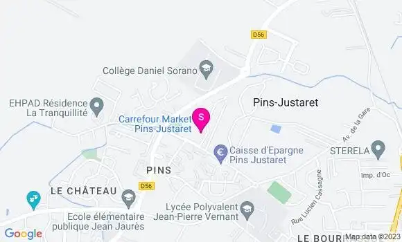 Localisation Carrefour Market