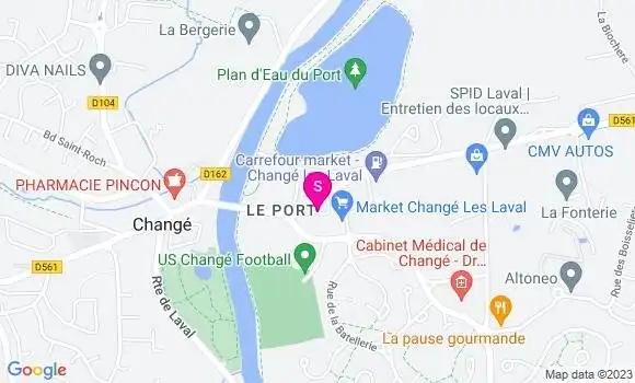 Localisation Carrefour Market