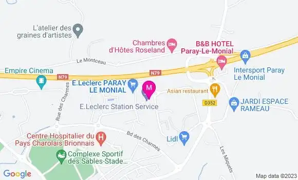 Localisation Station Leclerc
