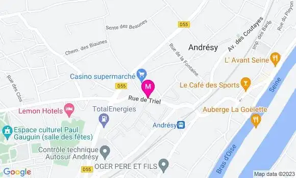 Localisation Casino