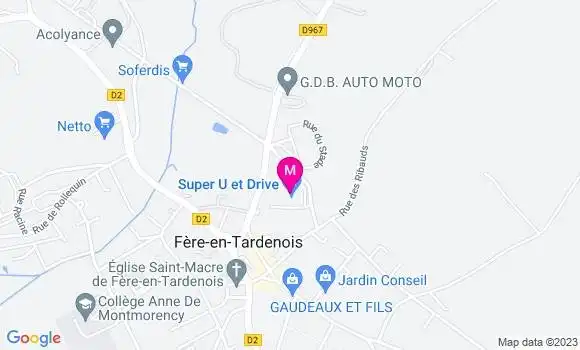 Localisation Super U