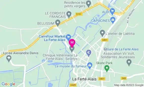 Localisation Carrefour Market