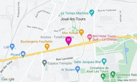 Localisation Access TotalEnergies
