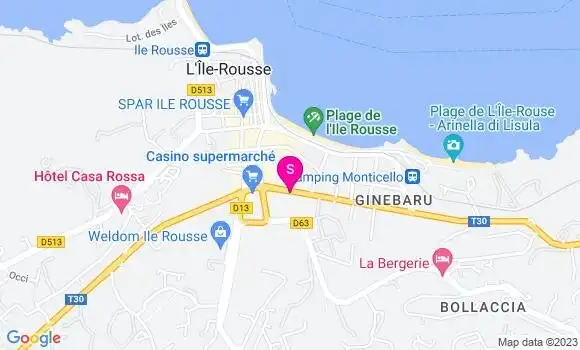 Localisation Station Esso