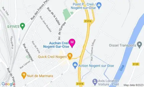 Localisation Auchan