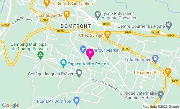 Localisation Carrefour Market