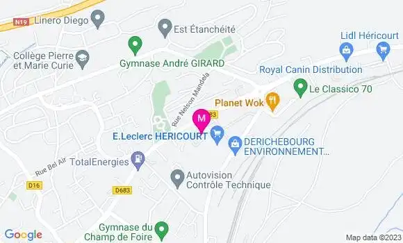 Localisation Station Leclerc