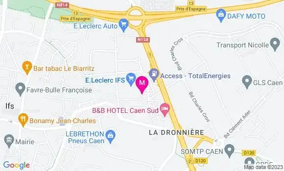 Localisation Station Leclerc
