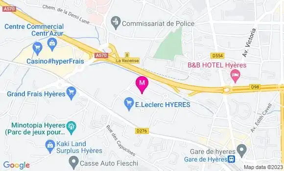 Localisation Station Leclerc
