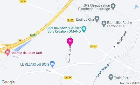 Localisation Relais Petit Rousset