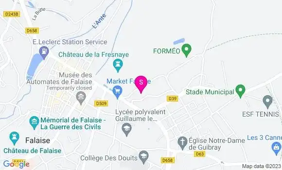 Localisation Carrefour Market