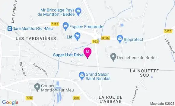 Localisation Super U