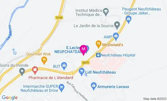 Localisation Station Leclerc