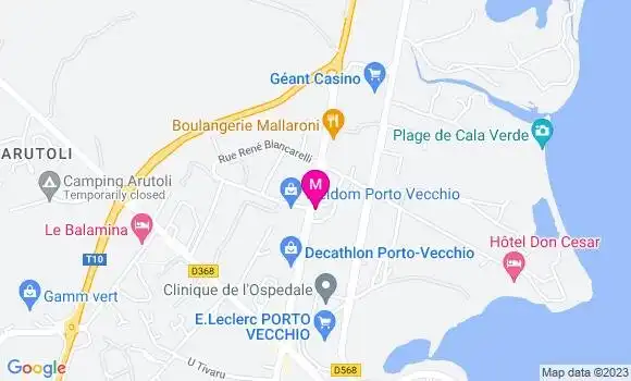 Localisation Bel Ombra