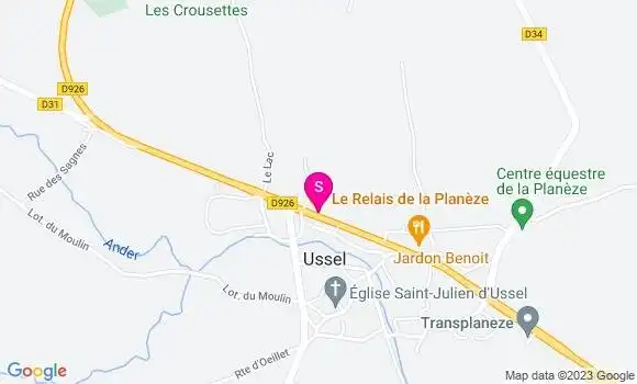 Localisation Le Relais de la Planèze