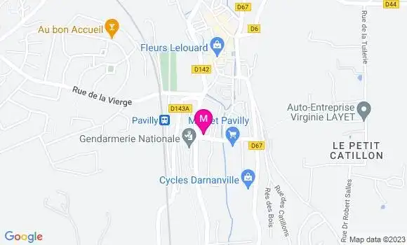 Localisation Carrefour Market