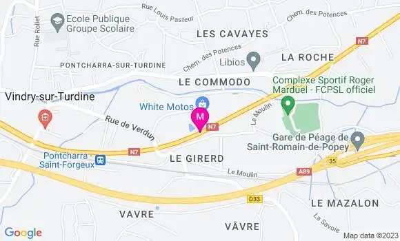 Localisation Station Leclerc