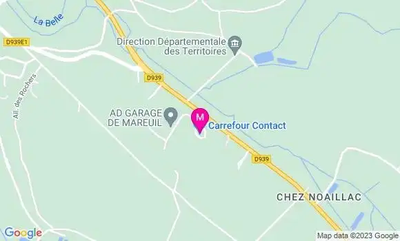 Localisation Carrefour Contact