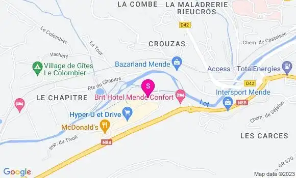 Localisation Super U