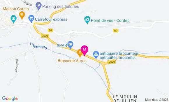Localisation Atra Dépannage