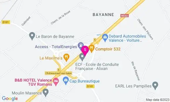 Localisation Esso Service