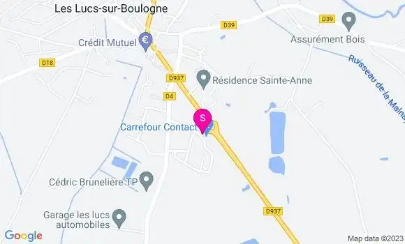 Localisation Carrefour Contact