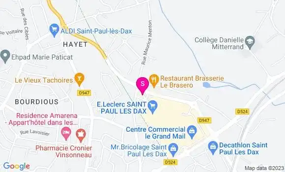 Localisation Station Leclerc
