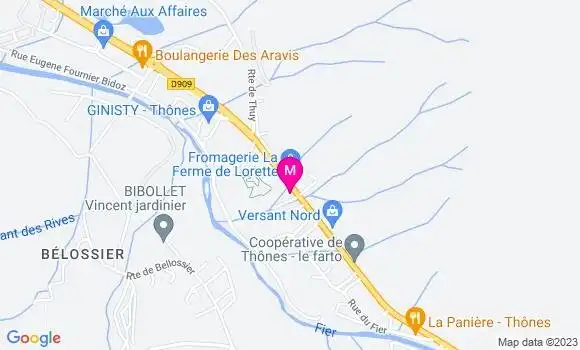 Localisation Station des Aravis