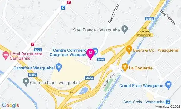 Localisation Station Carrefour