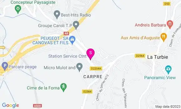 Localisation Station Service Ctnt