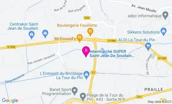 Localisation Intermarché Super