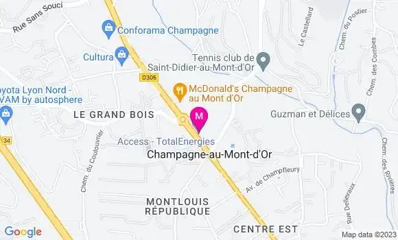 Localisation Access TotalEnergies