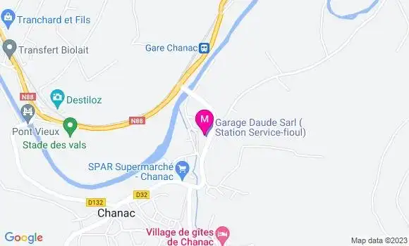 Localisation Garage Daude