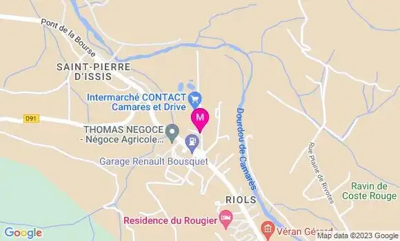Localisation Station Intermarche