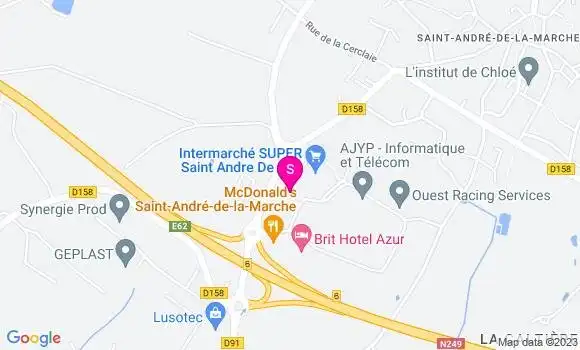 Localisation Intermarché Station