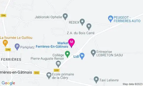Localisation Station Carrefour