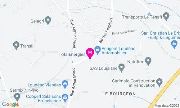 Localisation Garage Josselin