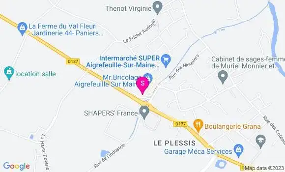 Localisation Intermarché Station
