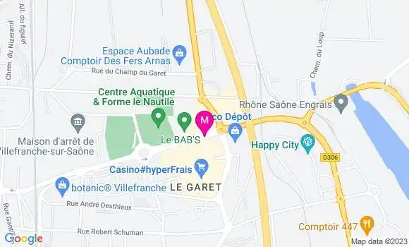 Localisation Casino Supermarché