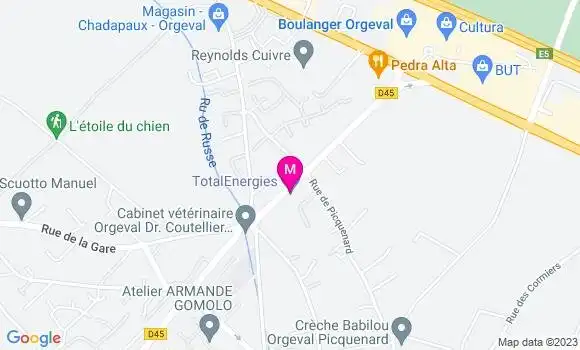 Localisation TotalEnergies