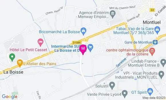 Localisation Intermarché Station