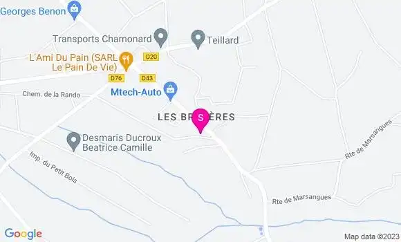 Localisation Germain Calvignac Automobiles