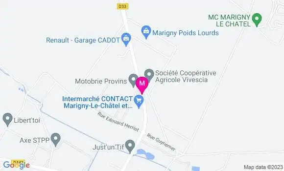 Localisation Intermarché Station