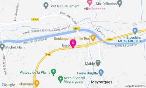 Localisation Esso 4 Vents