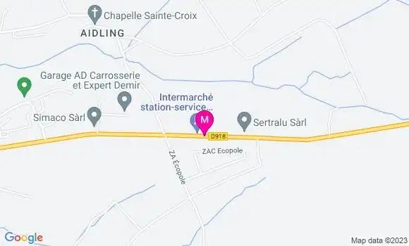 Localisation Intermarché Station